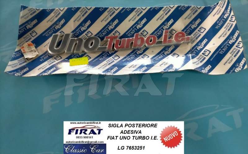 SIGLA FIAT UNO TURBO I.E. POST. ORIGINALE